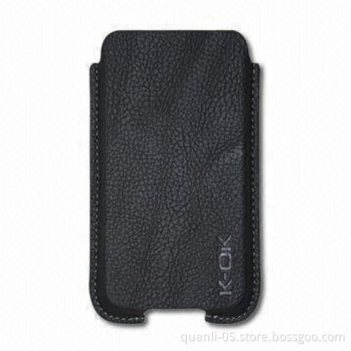 PU Case for iPhone 4, with Magnetic Buton Inside, Different Colors are Available